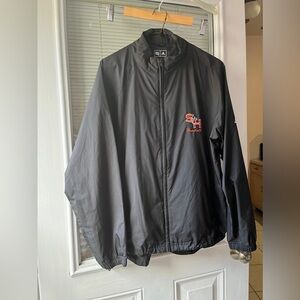 Adidas black rain jacket